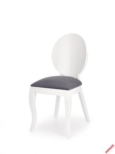Krzesło VERDI biało-popielate  - Halmar