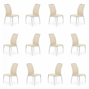 Dwanaście krzeseł beżowych - 4816