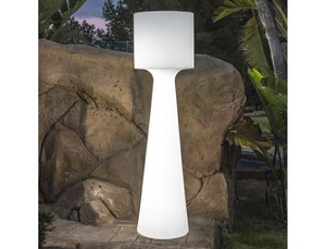 NEW GARDEN lampa ogrodowa GRACE 140 C biała - LED - king home