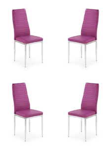 Cztery krzesła fiolet - 6940