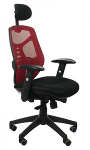 Fotel biurowy KB-8905 czerwony Stema