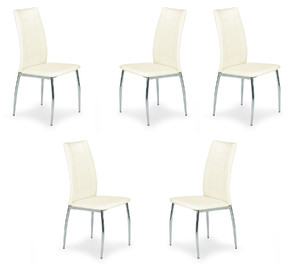 Pięć krzeseł beżowych - 3420