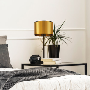 Lampka na stolik do sypialni NICEA MIRROR - Lysne