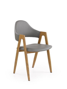 Krzesło K247 popiel-dąb miodowy  - Halmar