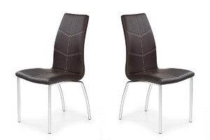 Dwa krzesła brązowe - 6187