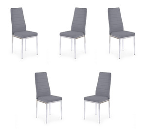 Pięć krzeseł popielatych - 6926 2022-01-14