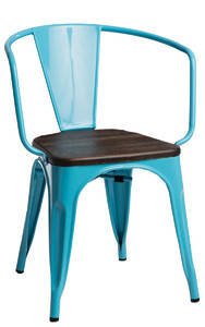 Krzesło Paris Arms Wood nieb. sosna szczotkowana - d2design