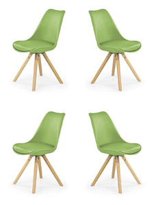 Cztery krzesła zielone - 1425