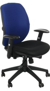 Krzesło obrotowe biurowe KB-912/B Niebieski - Stema