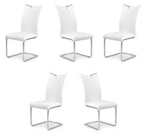 Pięć krzeseł białych - 1517