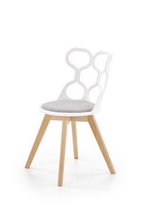 K308 krzesło biały / popiel  - Halmar