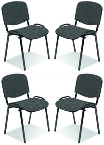 Cztery krzesła  szare - 0738