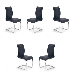 Pięć krzeseł czarnych - 4533