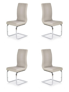 Cztery krzesła cappuccino - 0527