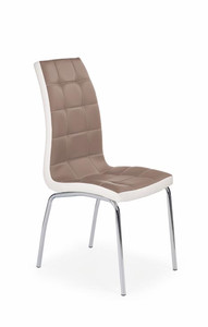 K186 krzesło cappucino - biały - Halmar