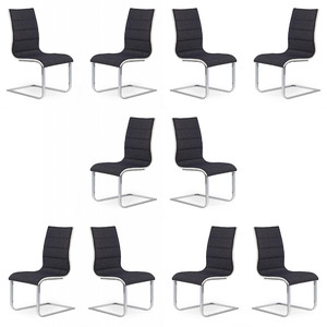 Dziesięć krzeseł grafitowych - 4863