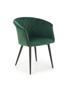 Krzesło K421 ciemny zielony  - Halmar