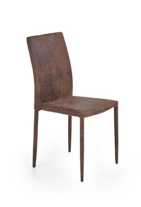 K375 krzesło ciemny brązowy  - Halmar