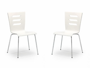 Dwa krzesła białe - 6743