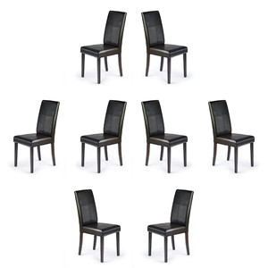 Osiem krzeseł wenge / ciemny - 7006