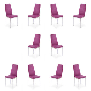 Dziesięć krzeseł fiolet - 6940