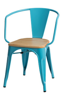 Krzesło Paris Arms Wood nieb. sosna naturalna - d2design