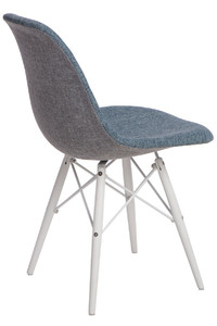 Krzesło P016W Duo nieb. szare/white - d2design Promocja