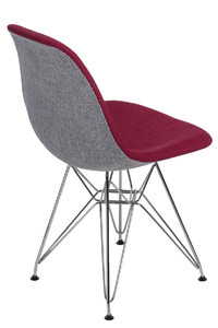 Krzesło P016 DSR Duo czerwono szare - d2design Promocja