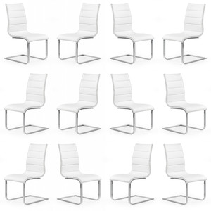 Dwanaście krzeseł białych ekoskóra - 2026