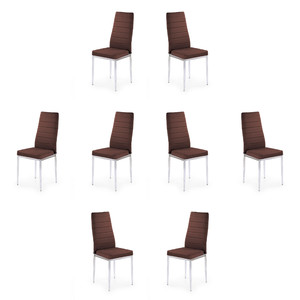 Osiem krzeseł brązowych - 6902