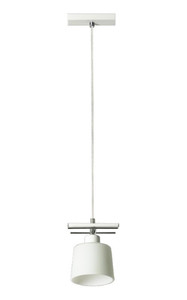Lampa wisząca Olimp 1 biała - Lampex