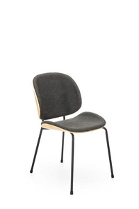 Krzesło K467 dąb naturalny / tap: ciemny popiel - Halmar