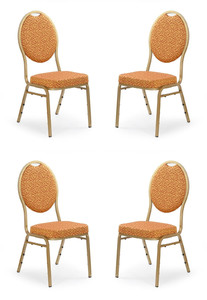 Cztery krzesła złote - 3005