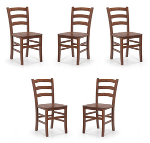 Pięć krzeseł czereśnia antyczna - 7099