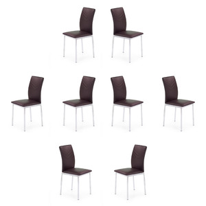 Osiem krzeseł brązowych - 1180