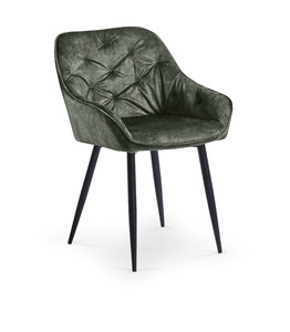 Krzesło K418 ciemny zielony  - Halmar
