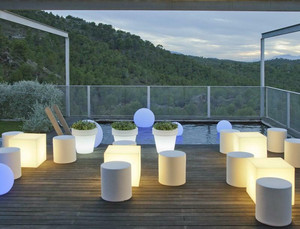 NEW GARDEN lampa ogrodowa CUBY 20 biała - LED - king home