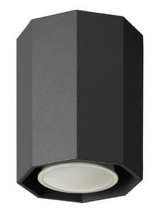 Lampa sufitowa Okta 10 czarna - Lampex