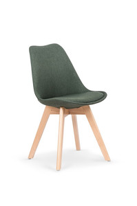 Krzesło K303 ciemny zielony / buk  - Halmar