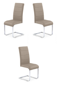 Trzy krzesła cappucino - 1098