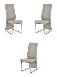 Trzy krzesła cappuccino - 0411