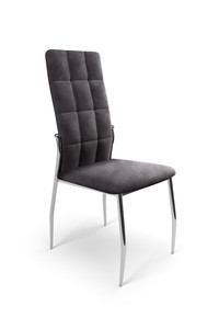 Krzesło K416 popielaty velvet  - Halmar