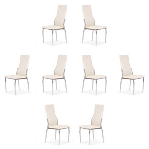 Osiem krzeseł waniliowych - 7890