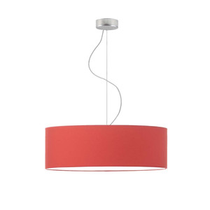 Lampa wisząca z regulacją wysokości HAJFA fi - 60 cm - kolor czerwony - Lysne