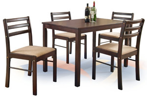 Stół prostokątny do kuchni + 4 krzesła - Halmar