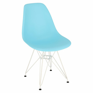 Krzesło P016 PP White ocean blue - d2design
