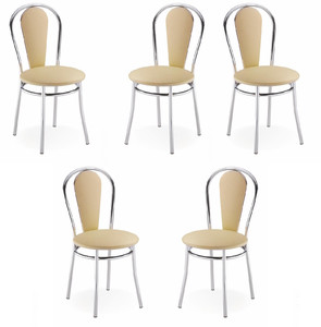 Pięć krzeseł biurowych - 7729
