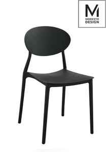 MODESTO krzesło FLEX czarne - polipropylen - king home