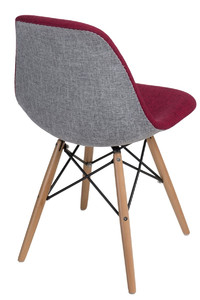 Krzesło P016W Duo czerwono szare - d2design Promocja