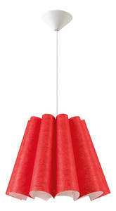 Lampa wisząca Genua Z1 czerwona - Lampex